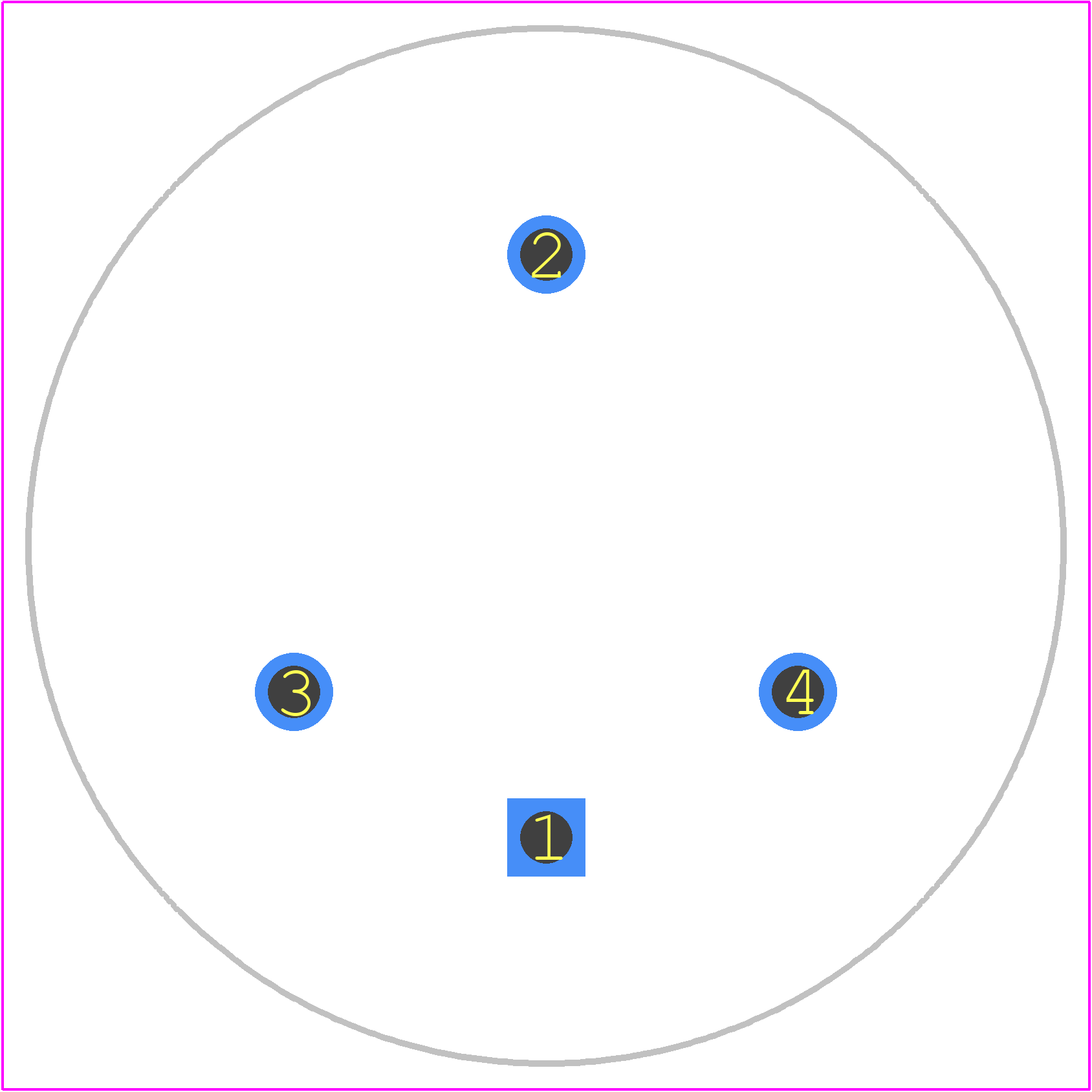 ALC70C242EF200 - KEMET PCB footprint - Other - Other - ALC70C (40 x 50)_1