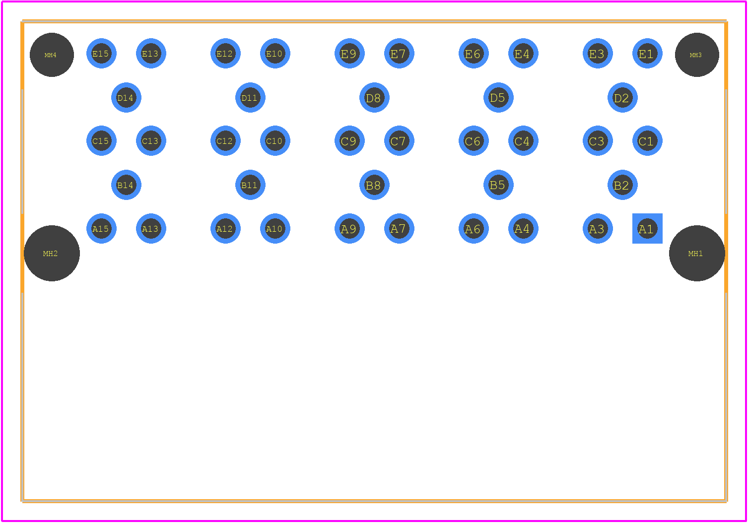 07311000021 - HARTING PCB footprint - Other - Other - 07311000021-1