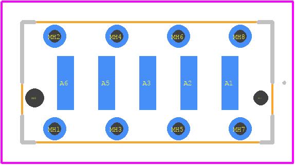 214916 - TE Connectivity PCB footprint - Other - Other - 214916-2