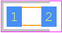 PT15-21B/TR8 - Everlight PCB footprint - LEDs Chip - LEDs Chip - 1206