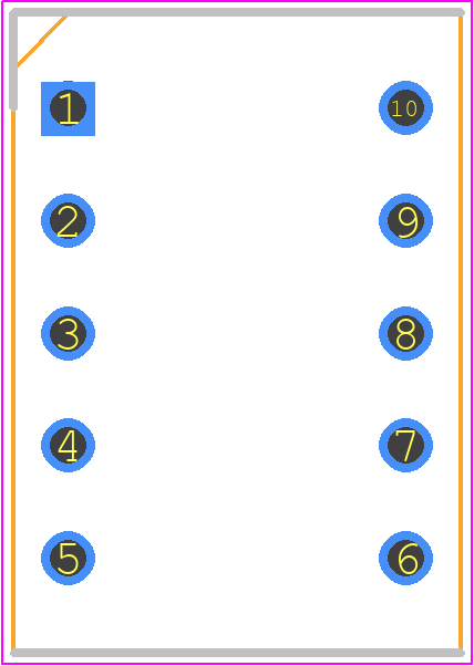 A6E5104 - OMRON Electronics PCB footprint - Dual-In-Line Sockets - Dual-In-Line Sockets - A6E_101