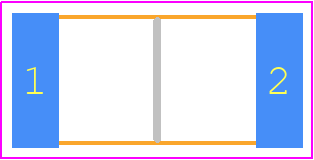 RPC2512JT100R - Stackpole Electronics, Inc. PCB footprint - Resistor Chip - Resistor Chip - RPC2512