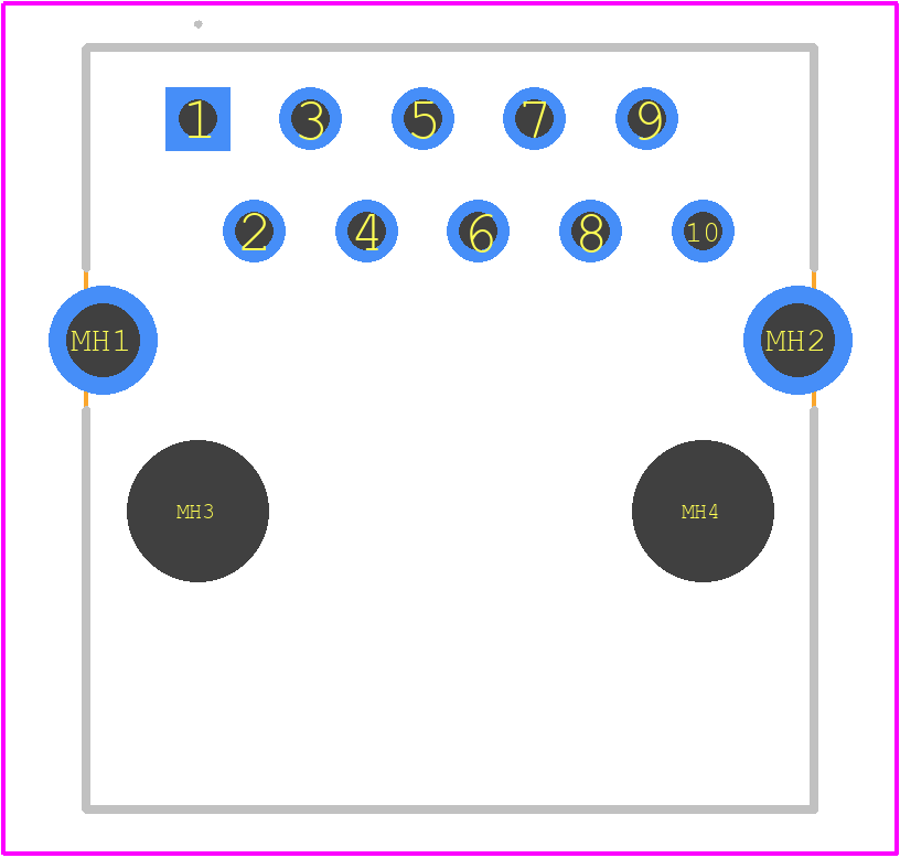 SS-651010S-A-NF - BelFuse PCB footprint - Other - Other - SS-651010S-A-NF-1