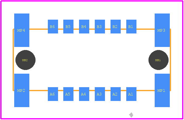 234206 - TE Connectivity PCB footprint - Other - Other - 234206
