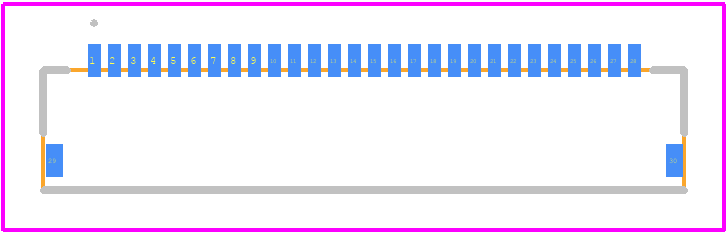 FH19SC-28S-0.5SH(05) - Hirose PCB footprint - Other - Other - FH19SC-28S-0.5SH(05)-1
