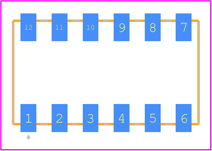 70AAJ-6-M0G - Bourns PCB footprint - Other - Other - 70AAJ-6-M0G-3
