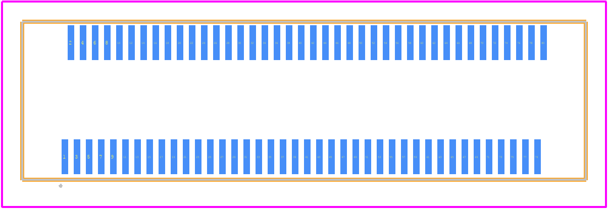 FH30-80S-0.3SHW(05) - Hirose PCB footprint - Other - Other - FH30-80S-0.3SHW(05)-3