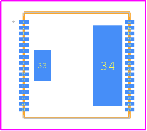 Si83408AFA-IFR - Silicon Labs PCB footprint - Other - Other - Si83408AFA-IFR-2