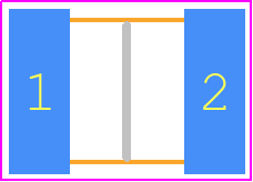 KTF101B475M43EHT00 - Chemi-Con PCB footprint - Capacitor Chip Non-polarised - Capacitor Chip Non-polarised - KTF101B475M43EHT00