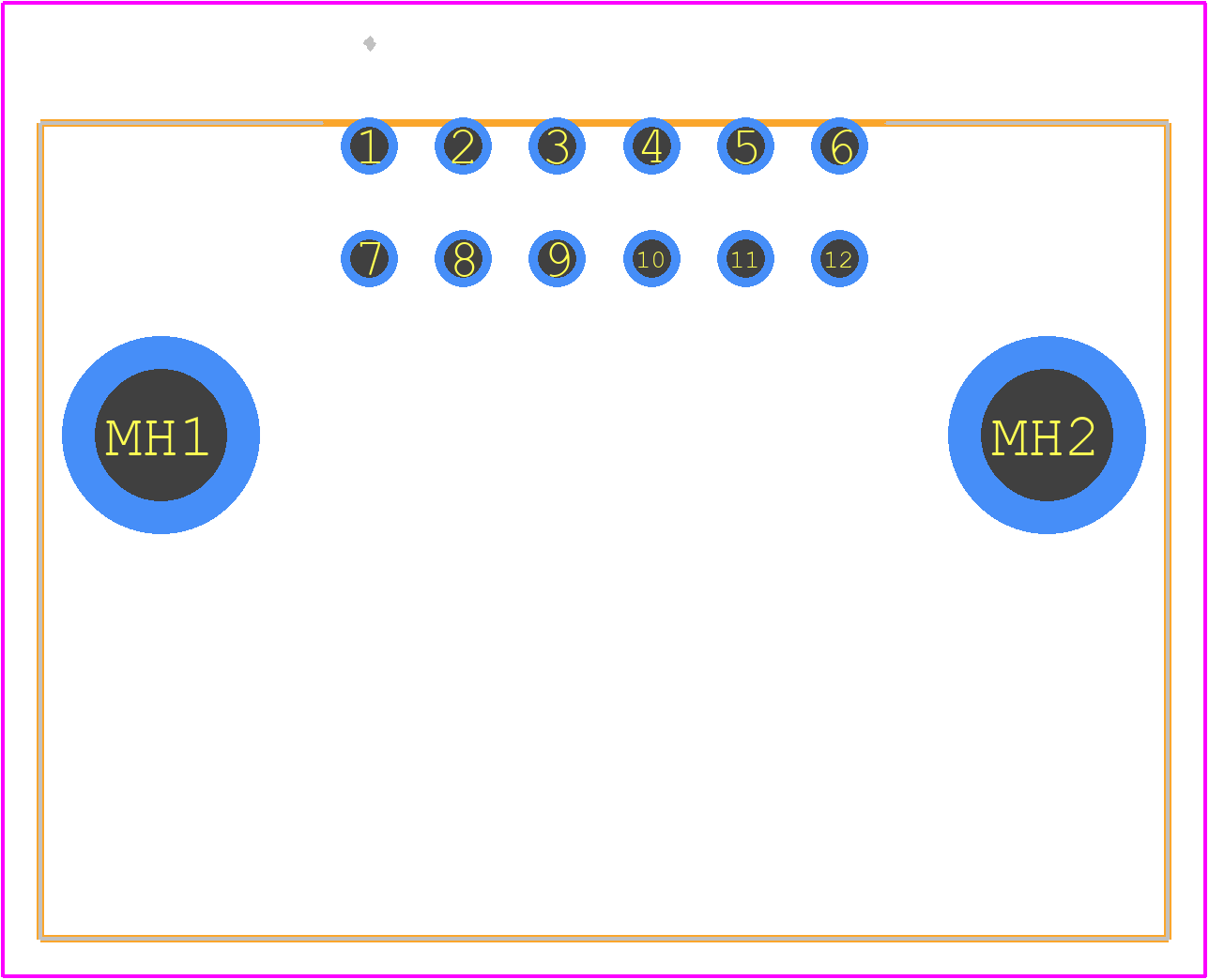 1-174051-2 - TE Connectivity PCB footprint - Other - Other - 1-174051-2-2