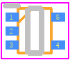 SN74LVC1G32DRLR - Texas Instruments PCB footprint - SO Transistor Flat Lead - SO Transistor Flat Lead - DRL (R-PDSO-N5) _1