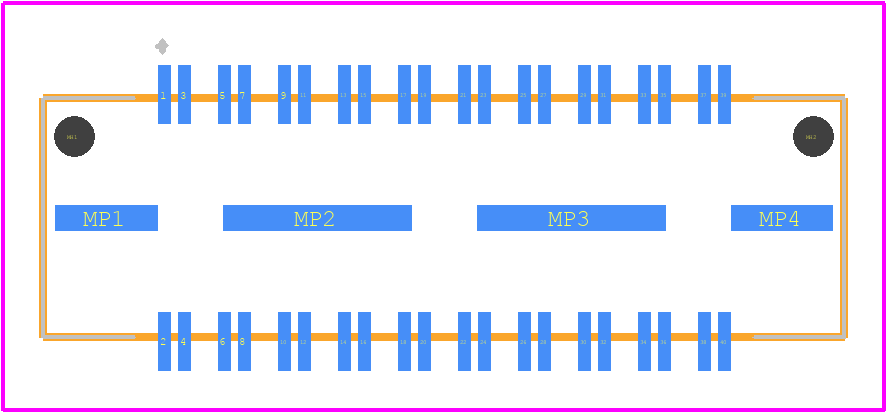 QTH-020-01-L-D-DP-A - SAMTEC PCB footprint - Other - Other - QTH-020-01-L-D-DP-A-4