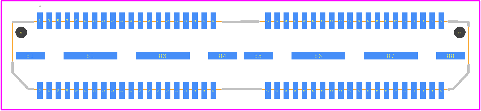 QTE-040-01-L-D-A - SAMTEC PCB footprint - Other - Other - QTE-040-01-L-D-A-1