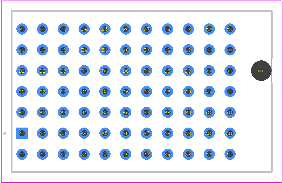17030772201 - HARTING PCB footprint - Other - Other - 17030772201-1