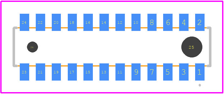 CLP-112-02-F-DH-A - SAMTEC PCB footprint - Other - Other - CLP-112-02-F-DH-A-3