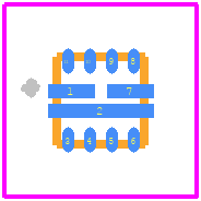 TPS62097RWKR - Texas Instruments PCB footprint - Other - Other - RWK0011B_2