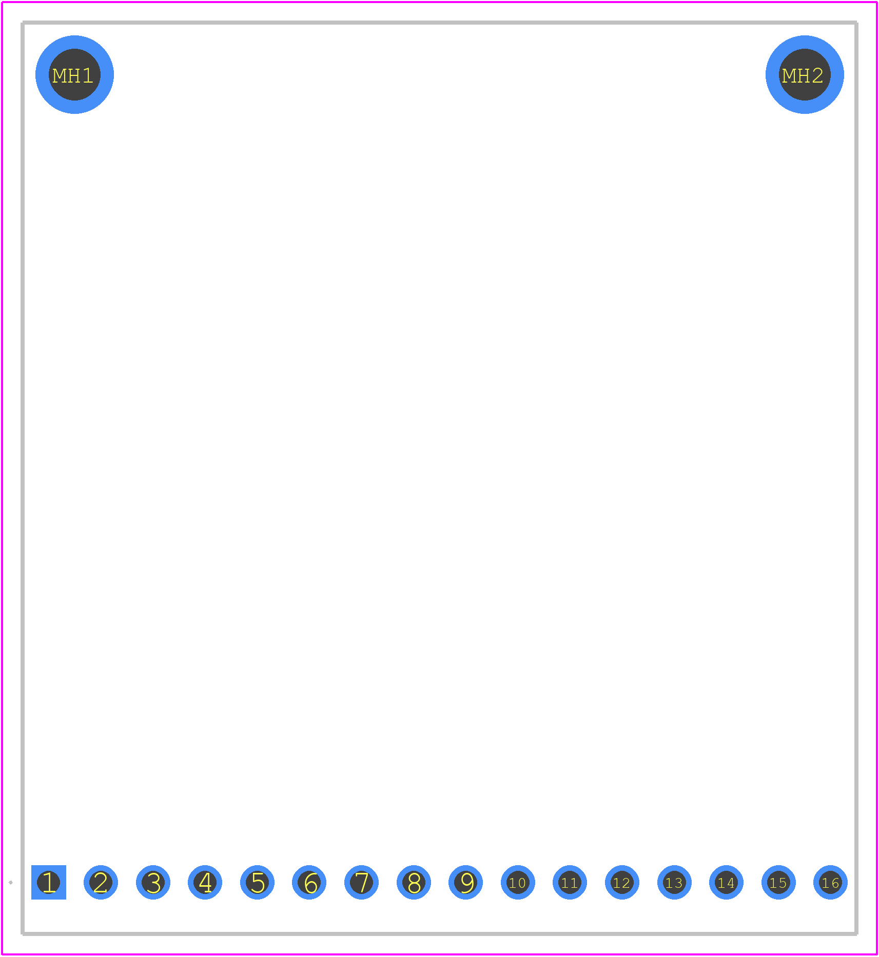 2542 - Adafruit PCB footprint - Other - Other - 2542-1