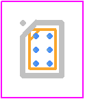 ADP220ACBZ-2525R7 - Analog Devices PCB footprint - BGA - BGA - CB-6-2