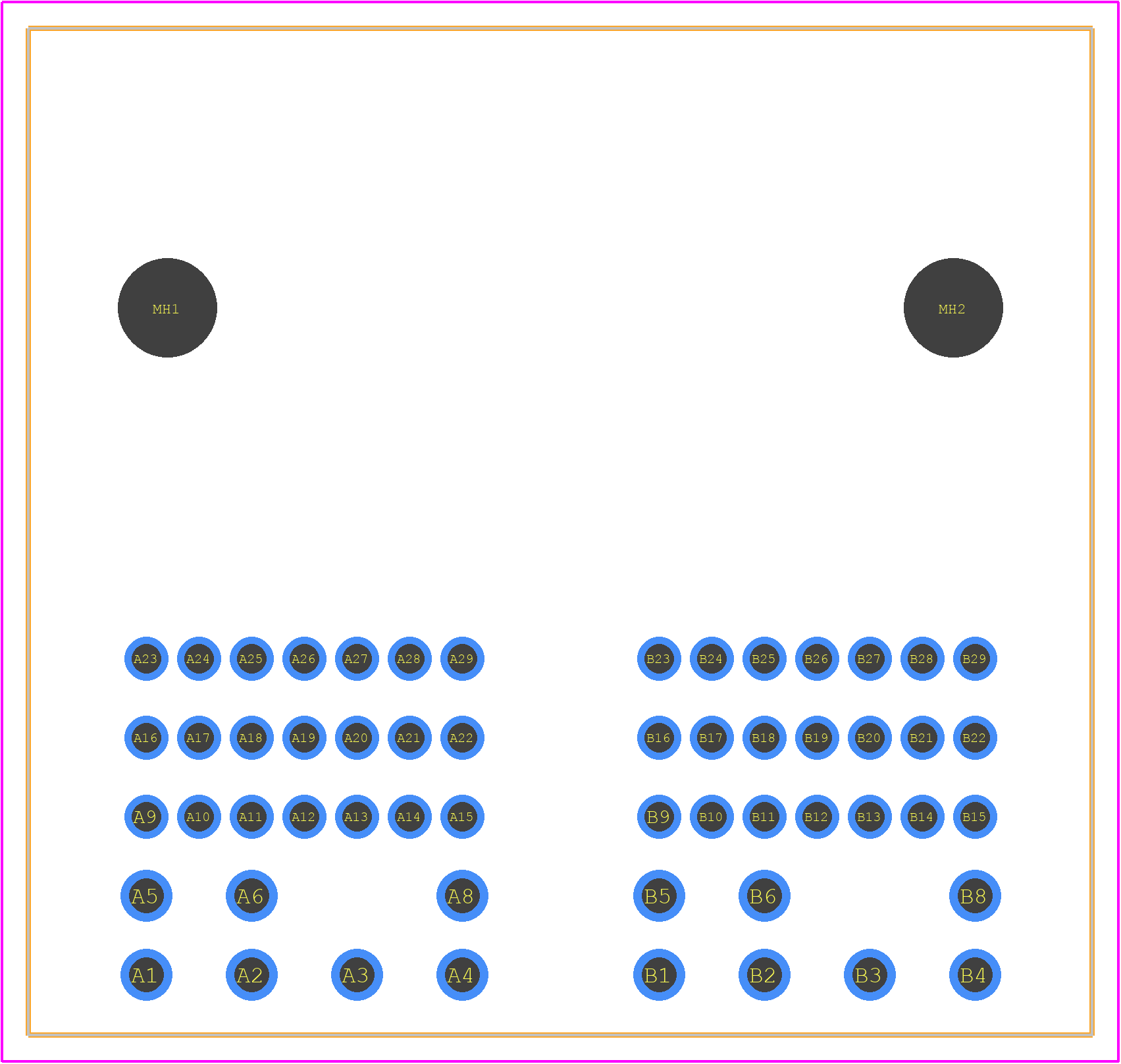 160013-0023 - Molex PCB footprint - Other - Other - 160013-0023-1