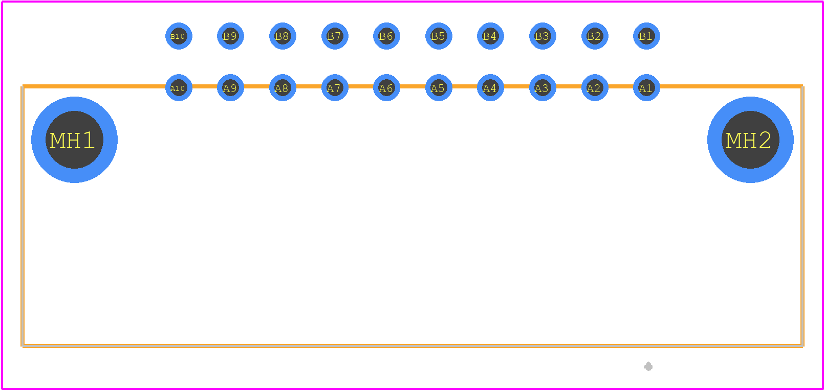 PCN10-20P-2.54DS(72) - Hirose PCB footprint - Other - Other - PCN10-20P-2.54DS(72)-1