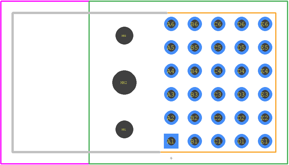 5223004-1 - TE Connectivity PCB footprint - Other - Other - 5223004-1-2