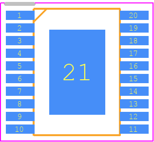 LV8811G-AH - onsemi PCB footprint - Small Outline Packages - Small Outline Packages - HYPEREDGE TECH