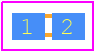 PE0402FRF070R01L - Yageo Group PCB footprint - Resistor Chip - Resistor Chip - PE0402_2022-1