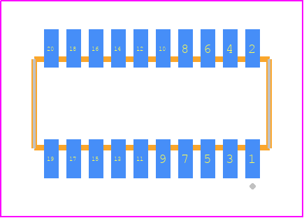 CLE-110-01-G-DV-TR - SAMTEC PCB footprint - Other - Other - CLE-110-01-X-DV-TR