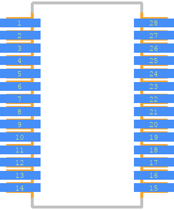 AD7899ARS-1 - Analog Devices PCB footprint - Small Outline Packages - Small Outline Packages - RS-28 (SSOP)_1