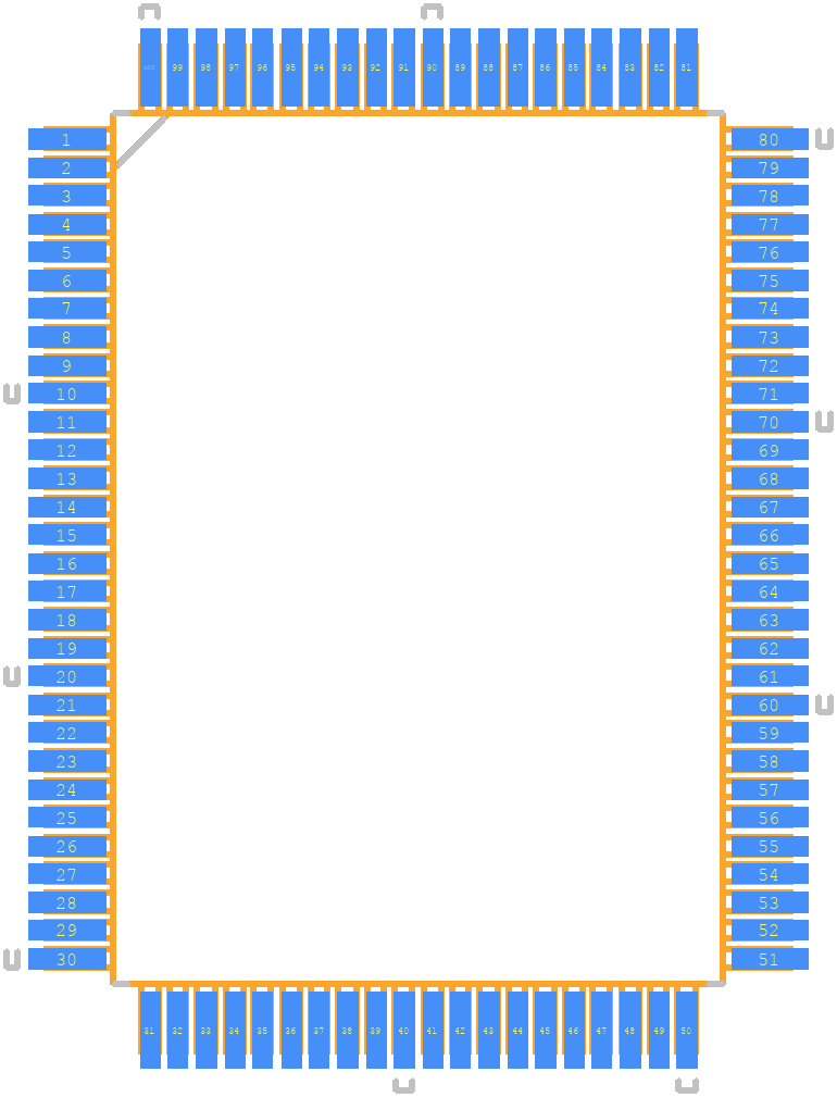 EPM7128SQC100-10N - Intel PCB footprint - Other - Other - QFP65P1720X2320X340-100N