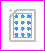 AD7889-1ACBZ-RL7 - Analog Devices PCB footprint - BGA - BGA - (CB-12-5)