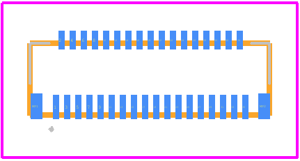 FH43BW-35S-0.2SHW(10) - Hirose PCB footprint - Other - Other - FH43BW-35S-0.2SHW(10)-2