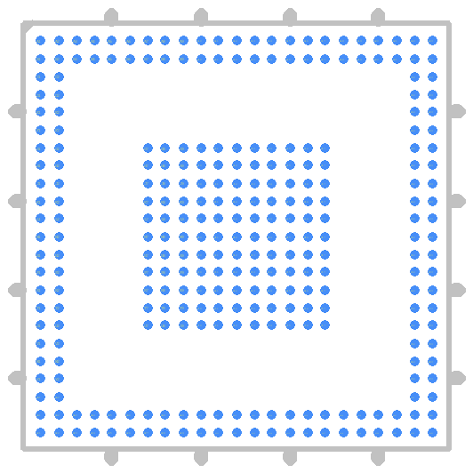 ADSP-BF525KBCZ-6C2 - Analog Devices PCB footprint - Other - Other - BGA289C50P23X23_1200X1200X140