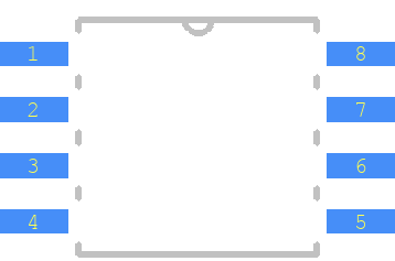 AT26DF321-SU - Microchip PCB footprint - Other - Other - SOIC127P798X216-8N