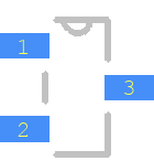 CAT803TTBI-T3 - onsemi PCB footprint - Other - Other - SOT95P235X112-3N