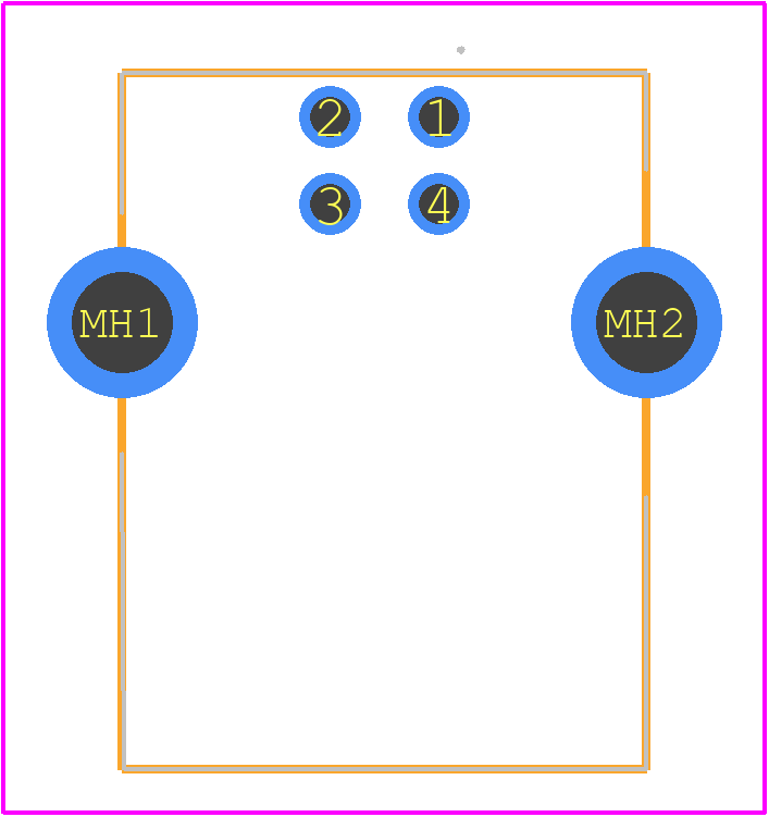 690-004-621-023 - EDAC PCB footprint - Other - Other - 690-004-621-023-1