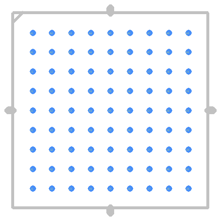 MCF52110CVM80J - Nexperia PCB footprint - Other - Other - BGA81C100P9X9_1000X1000X160