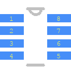 LT3008ITS8-1.8TRMPBF - Analog Devices PCB footprint - Other - Other - SOT65P280X100-8N