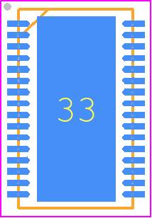 LTC4269IDKD-1TRPBF - Analog Devices PCB footprint - Small Outline No-lead - Small Outline No-lead - DKD Package 32-Lead Plastic DFN (7mm × 4mm)