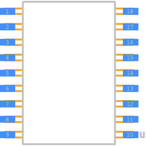 PIC16C716-04/SO - Microchip PCB footprint - Other - Other - SOIC127P1033X264-18N