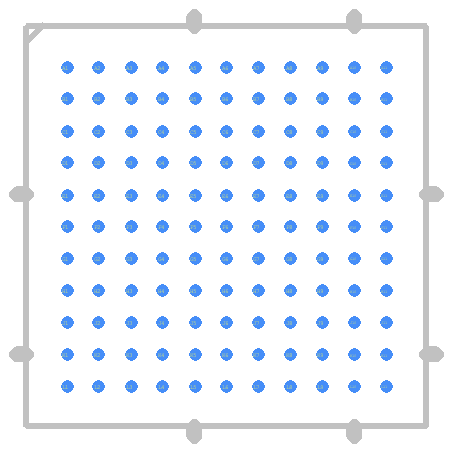 PIC32MX575F256L-80I/BG - Microchip PCB footprint - Other - Other - BGA120C50P11X11_600X600X100