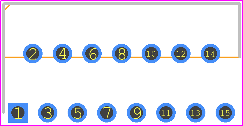 LM4766T - Texas Instruments PCB footprint - Transistor Outline, Vertical - Transistor Outline, Vertical - NDL0015A