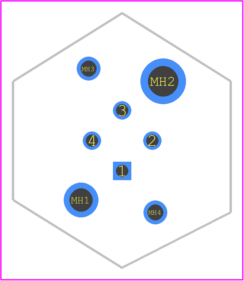 21033811430 - HARTING PCB footprint - Other - Other - 21033811430