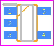 BU4228G-TR - ROHM Semiconductor PCB footprint - SOT23 (5-Pin) - SOT23 (5-Pin) - SSOP5A