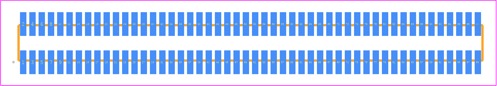 FTE-150-01-G-DV - SAMTEC PCB footprint - Other - Other - FTE-150-XX-G-DV