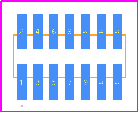 FTS-107-01-L-DV - SAMTEC PCB footprint - Other - Other - FTS-107-01-L-DV-2