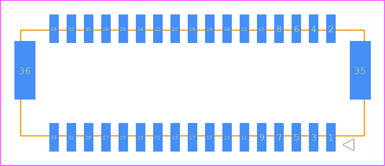 5031543490 - Molex PCB footprint - Other - Other - 5031543490