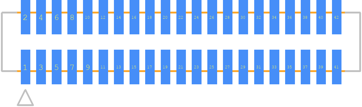 FTSH-121-02-F-DV-ES - SAMTEC PCB footprint - Other - Other - SAMTEC_FTSH-121-02-F-DV-ES