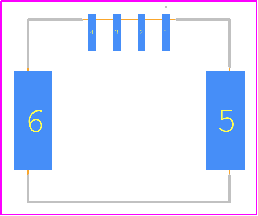 ZE05H-4P-2H - Hirose PCB footprint - Other - Other - ZE05H-4P-2H-3