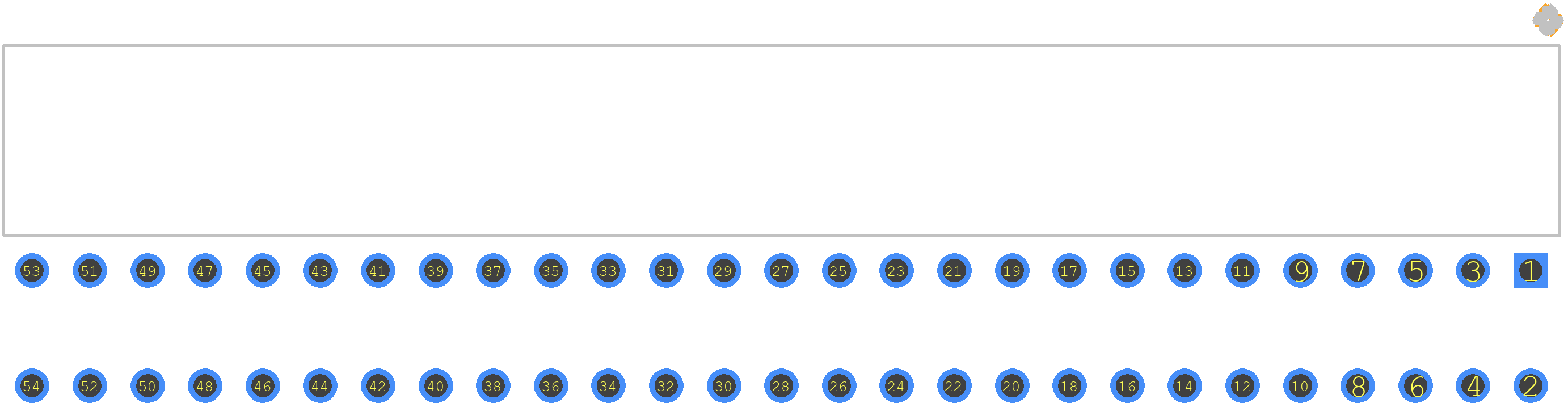 TSW-127-21-F-Q-RA - SAMTEC PCB footprint - Other - Other - SAMTEC_TSW-127-21-F-Q-RA